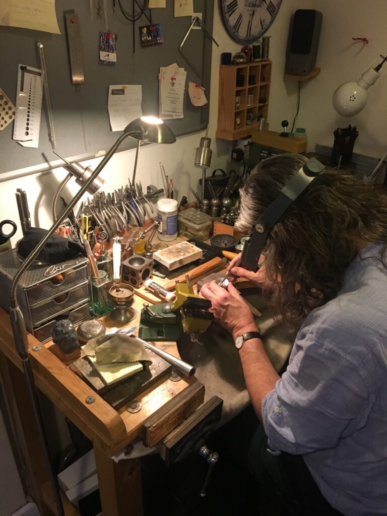 Ian Caird jewellery Workshop